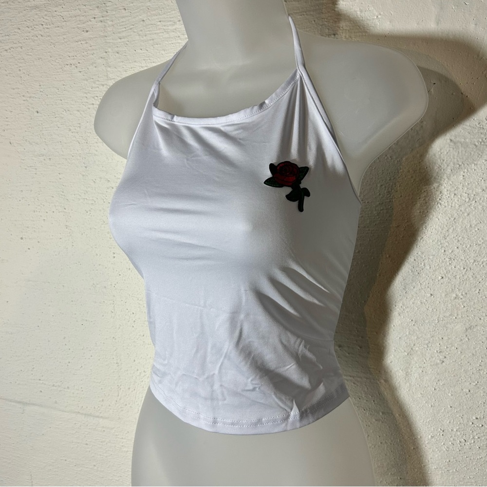 Sexy rose halter